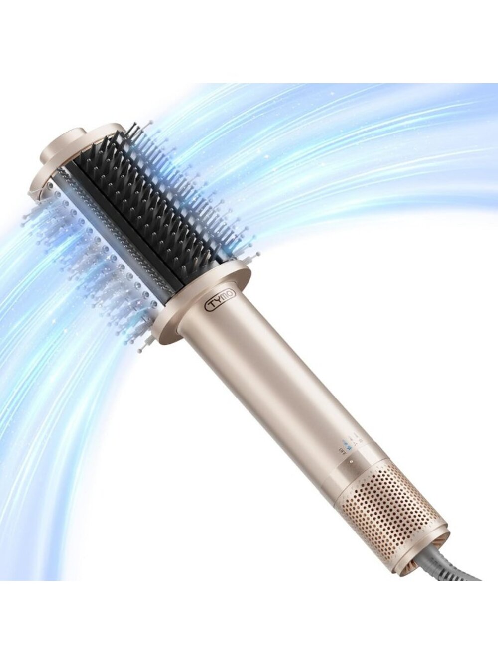 Lightweight 5-in-1 Ionic Blow Dryer Brush - Fast Drying, Adds Shine & Volume